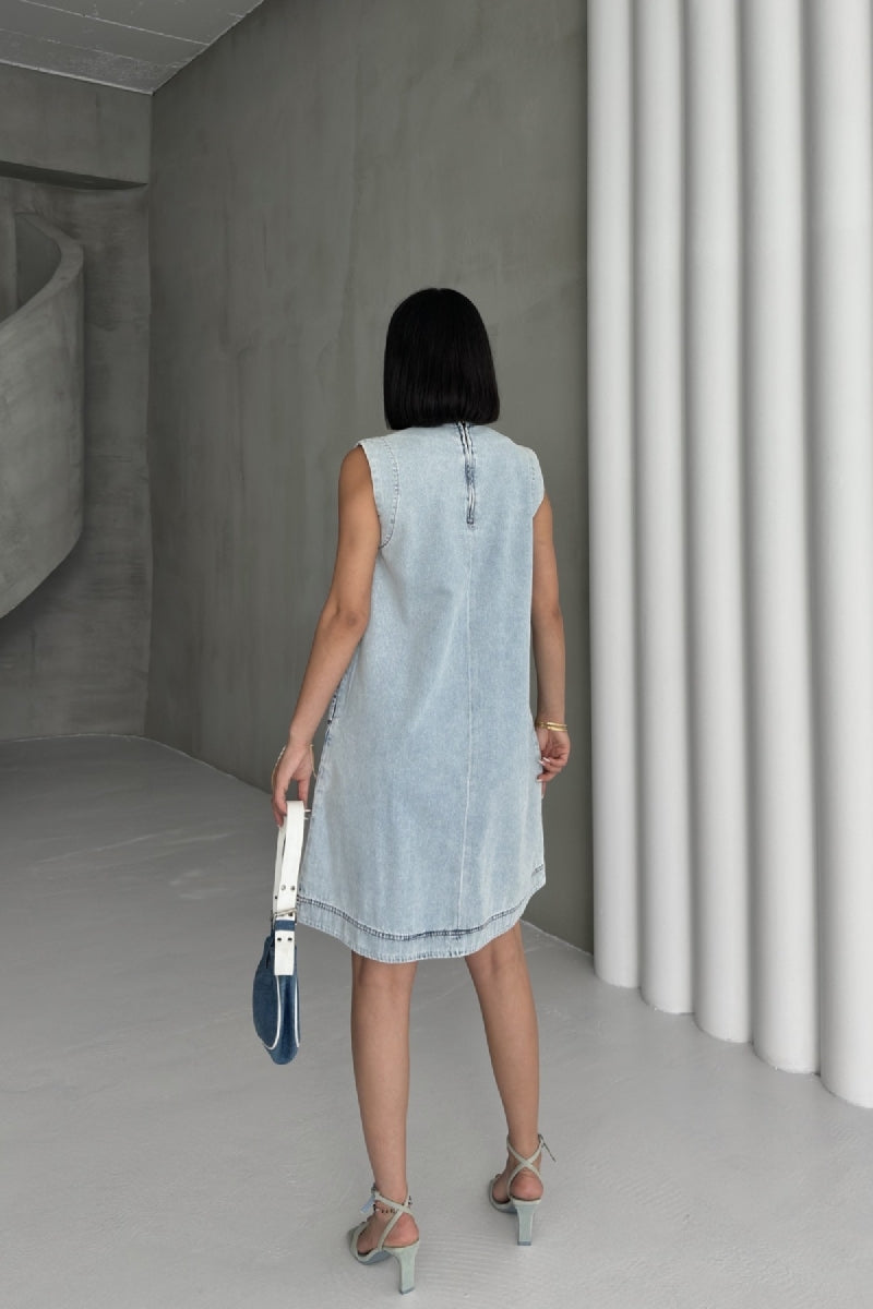 Kolsuz Cepli Oversize Elbise