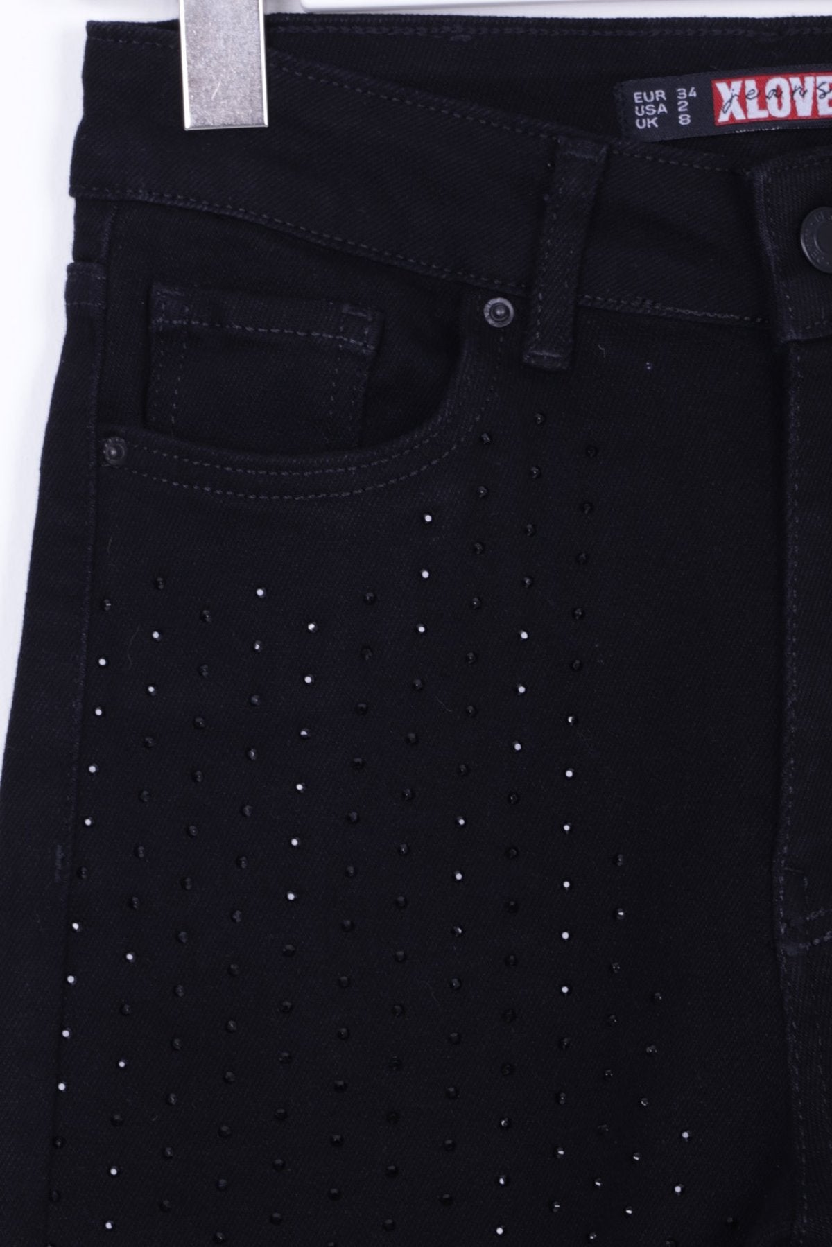Taşlı Mom Fit Kot Pantolon 1729