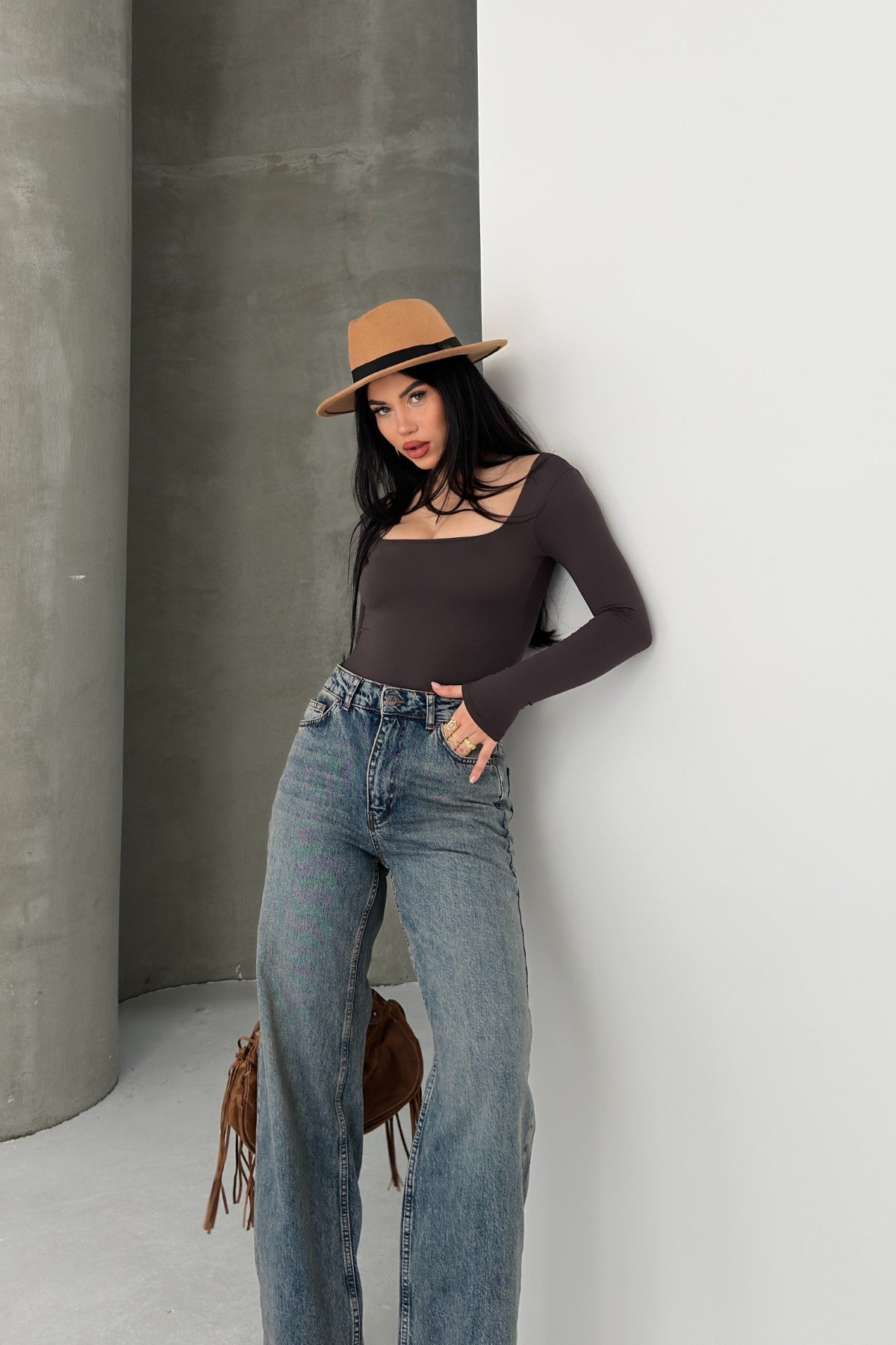 Bol Paça Relax Kot Pantolon 718