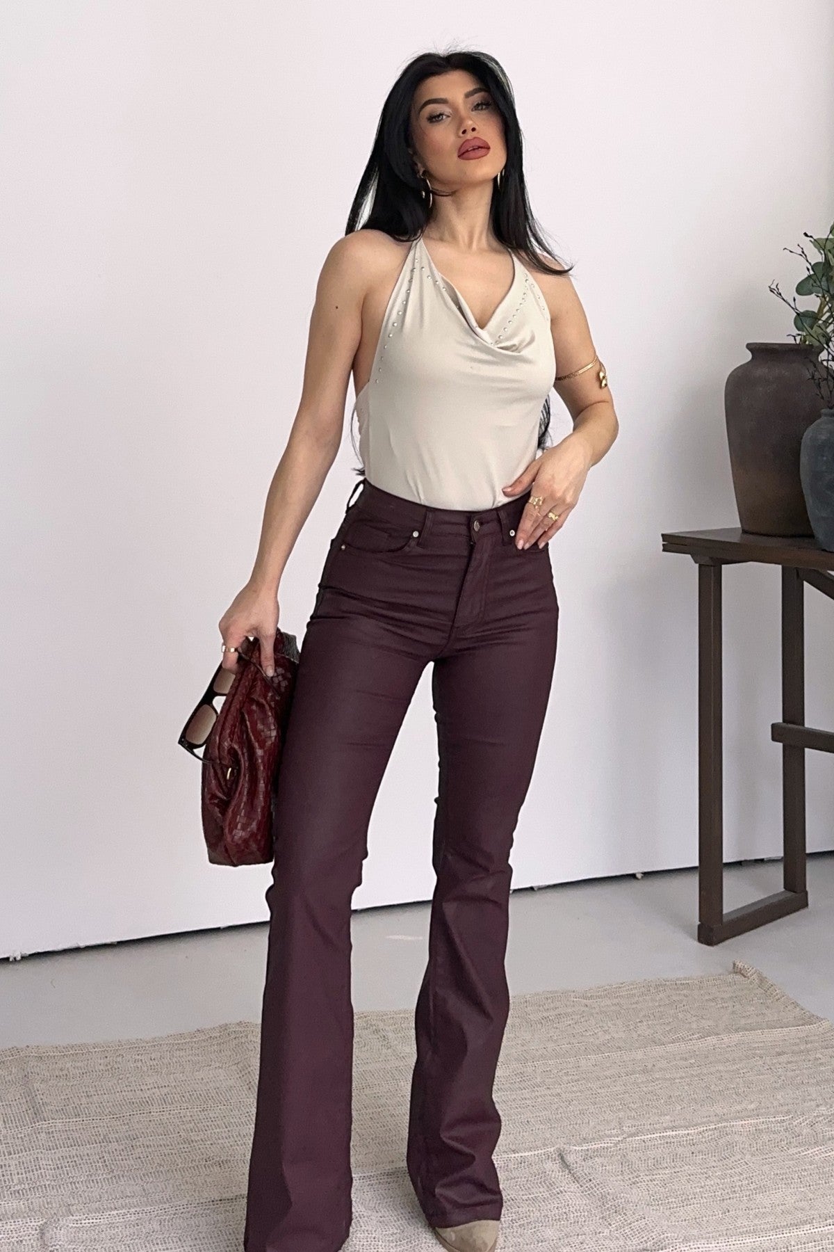 İspanyol Paça Pantolon 7071