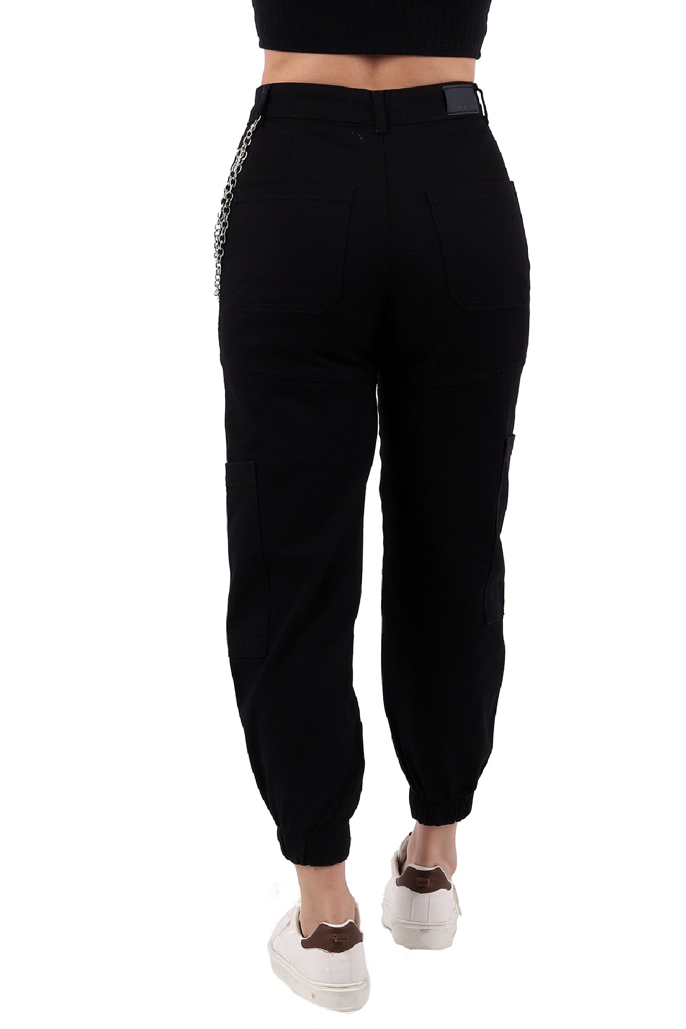 Parçalı Yanı Zincirli Pantolon 1704