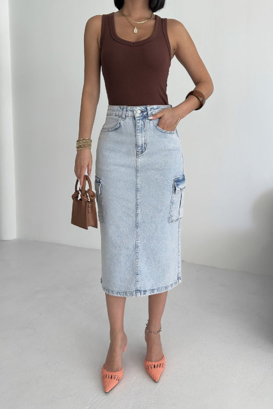 Kargo Cepli Kot Etek