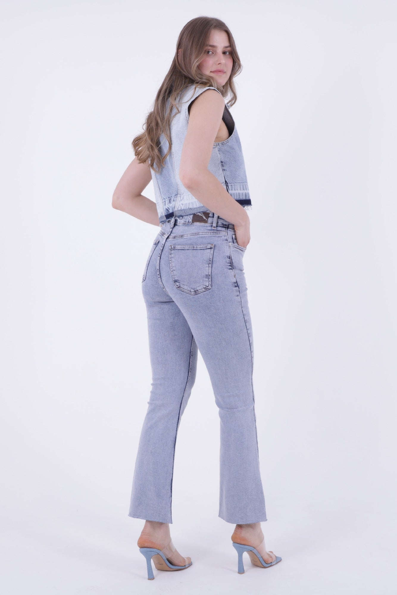 İspanyol Mom Fit Kot Pantolon