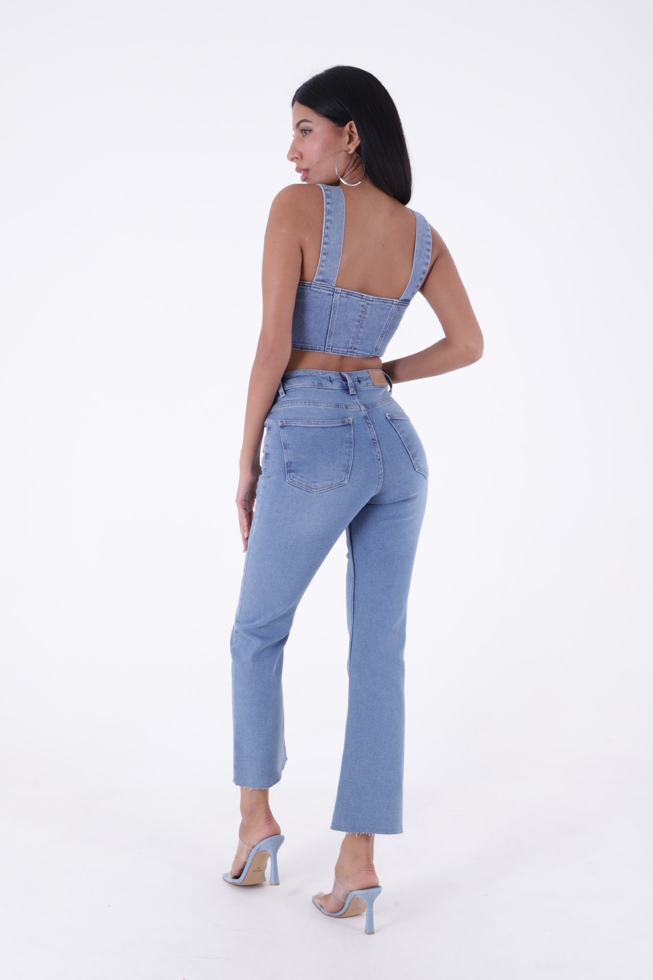 İspanyol Mom Fit Kot Pantolon