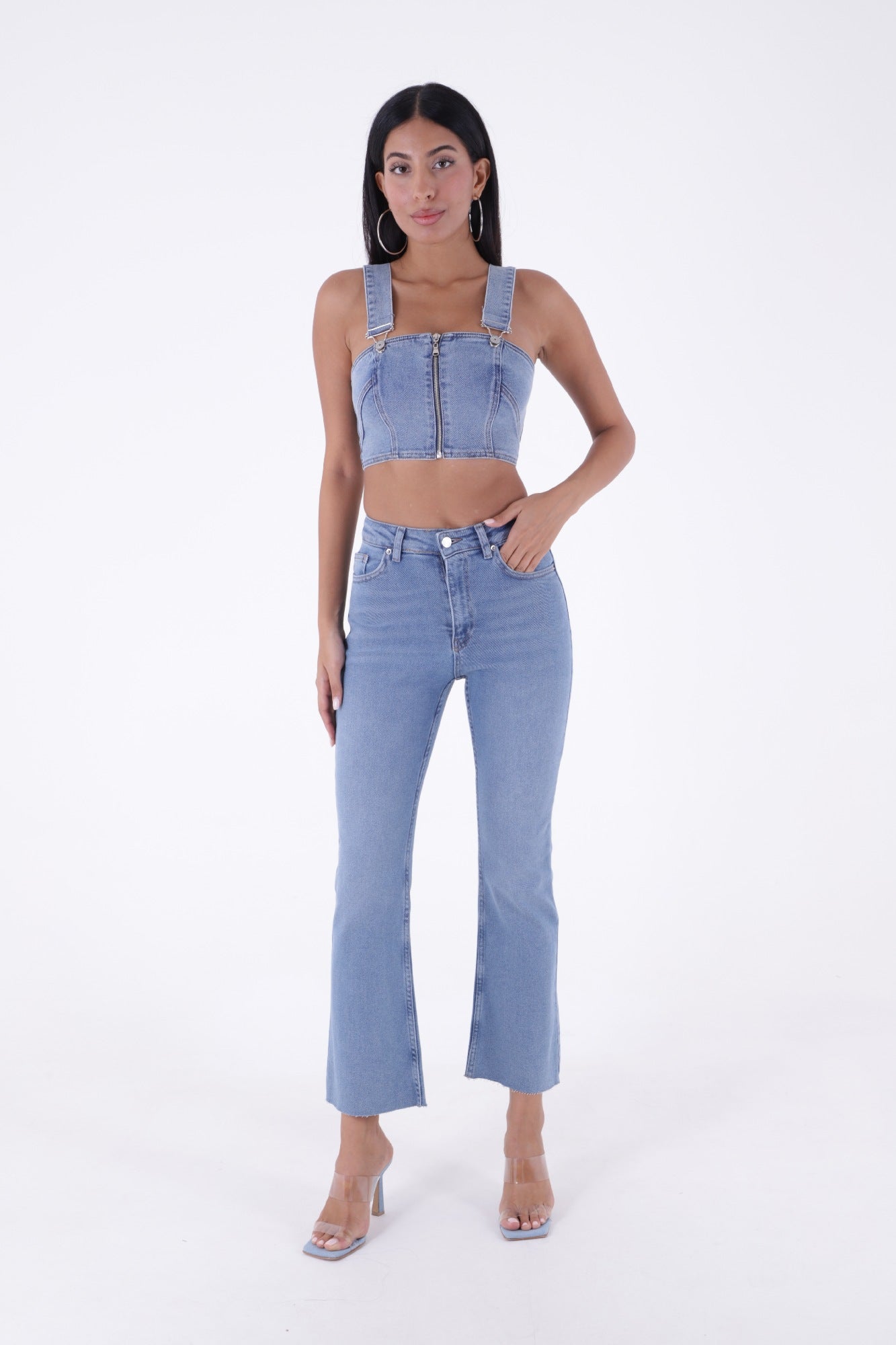İspanyol Mom Fit Kot Pantolon