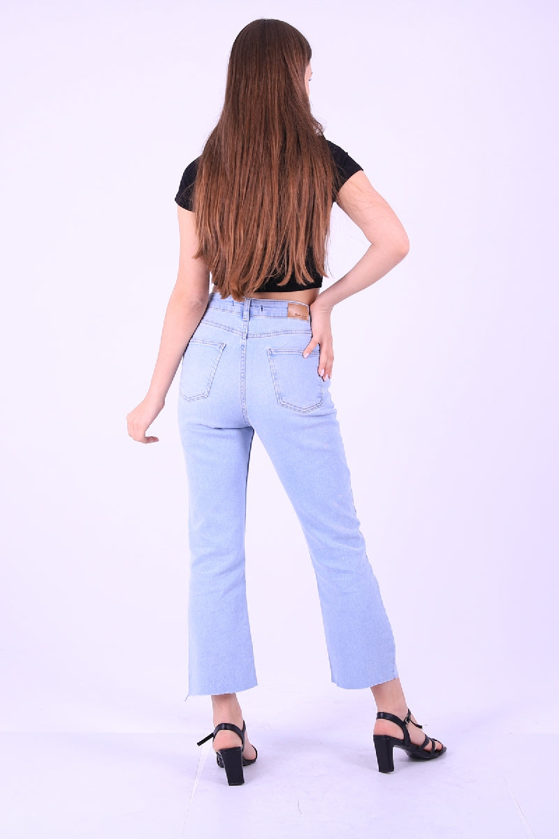 İspanyol Mom Fit Kot Pantolon