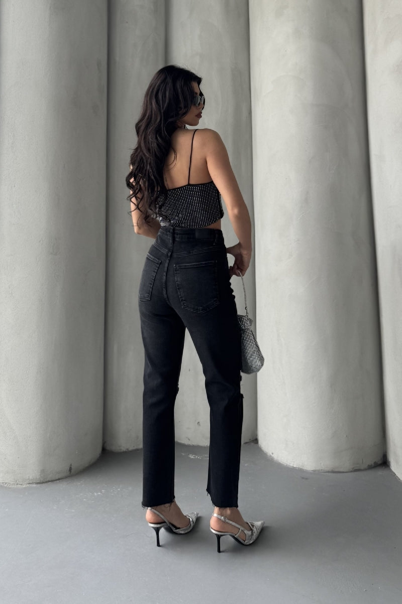 Mom Fit Kot Pantolon