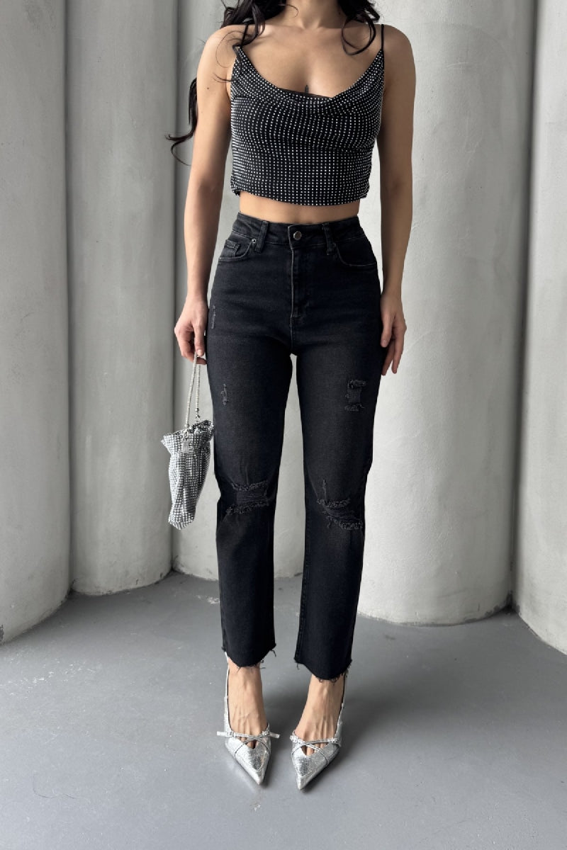 Mom Fit Kot Pantolon