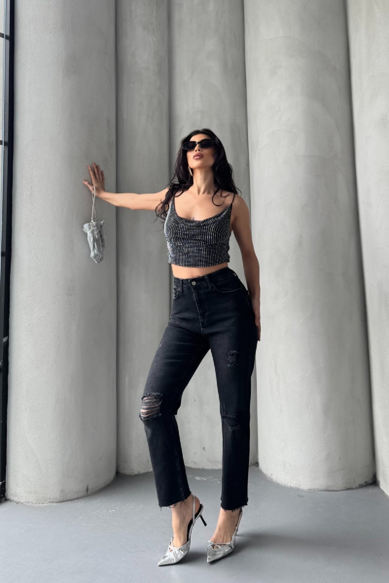 Mom Fit Kot Pantolon