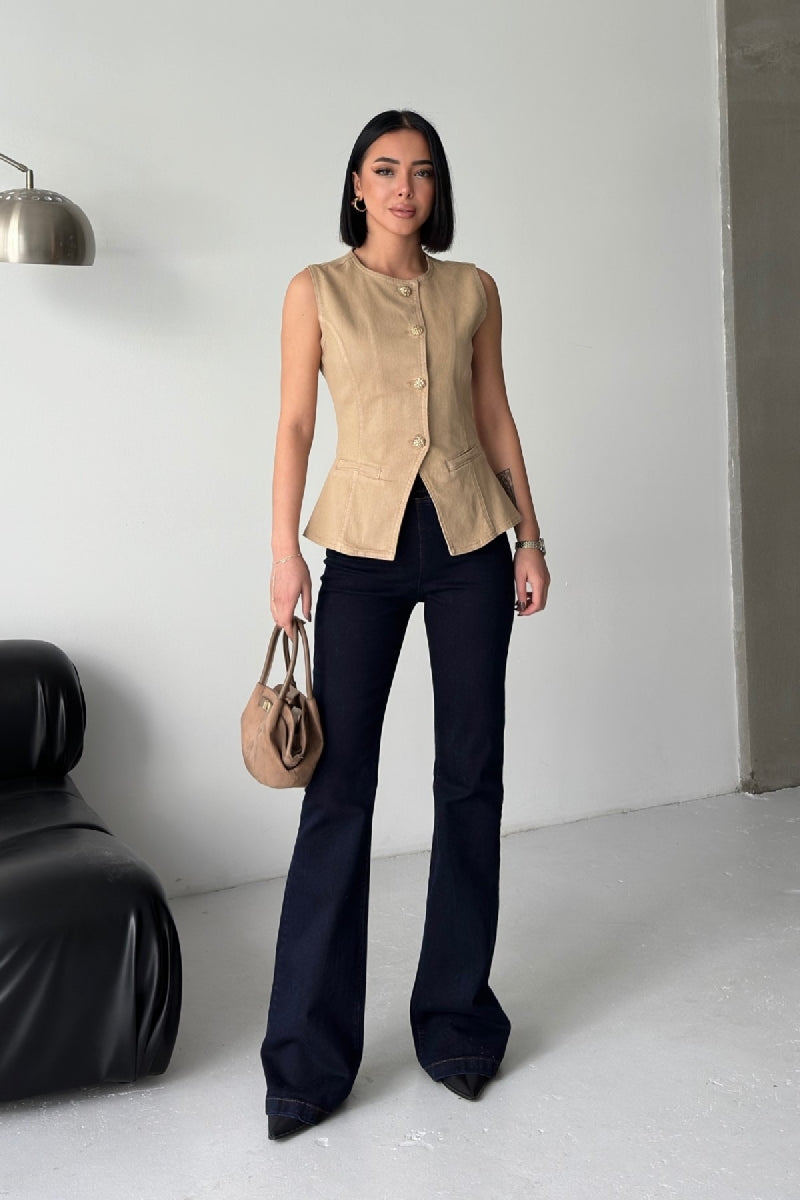 Beli Lastikli Tayt Pantolon 7086