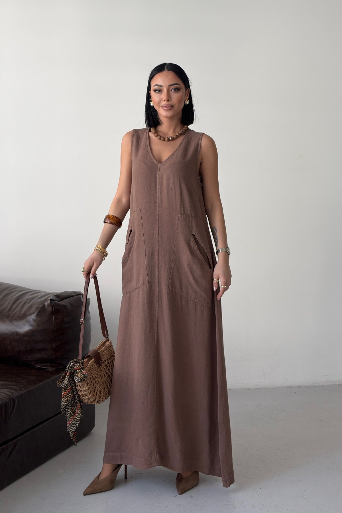 Cepli Oversize Elbise HS3072