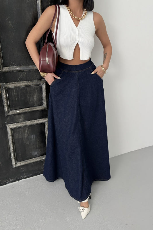 Volanlı Uzun Etek 1069