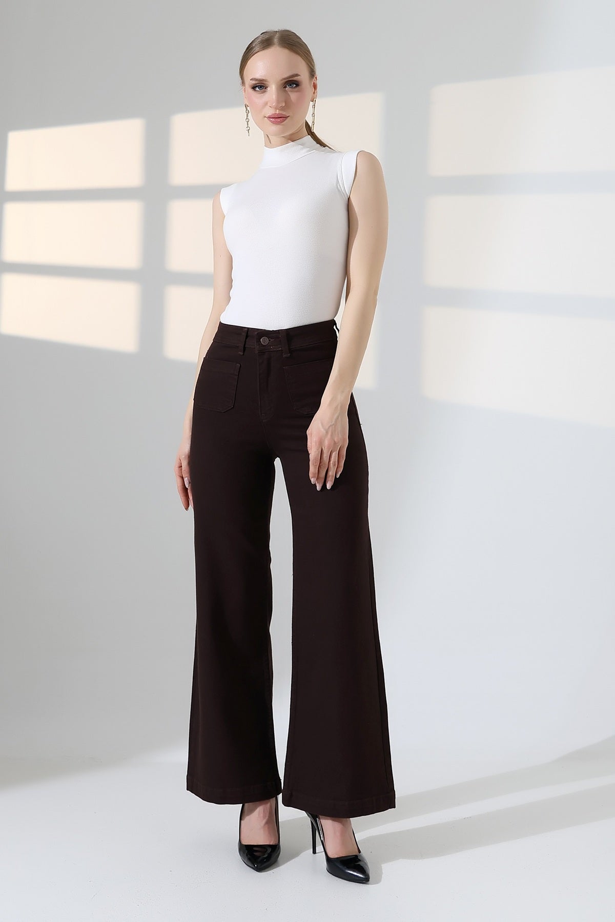 Ön Cep Detaylı Kot Pantolon 7079