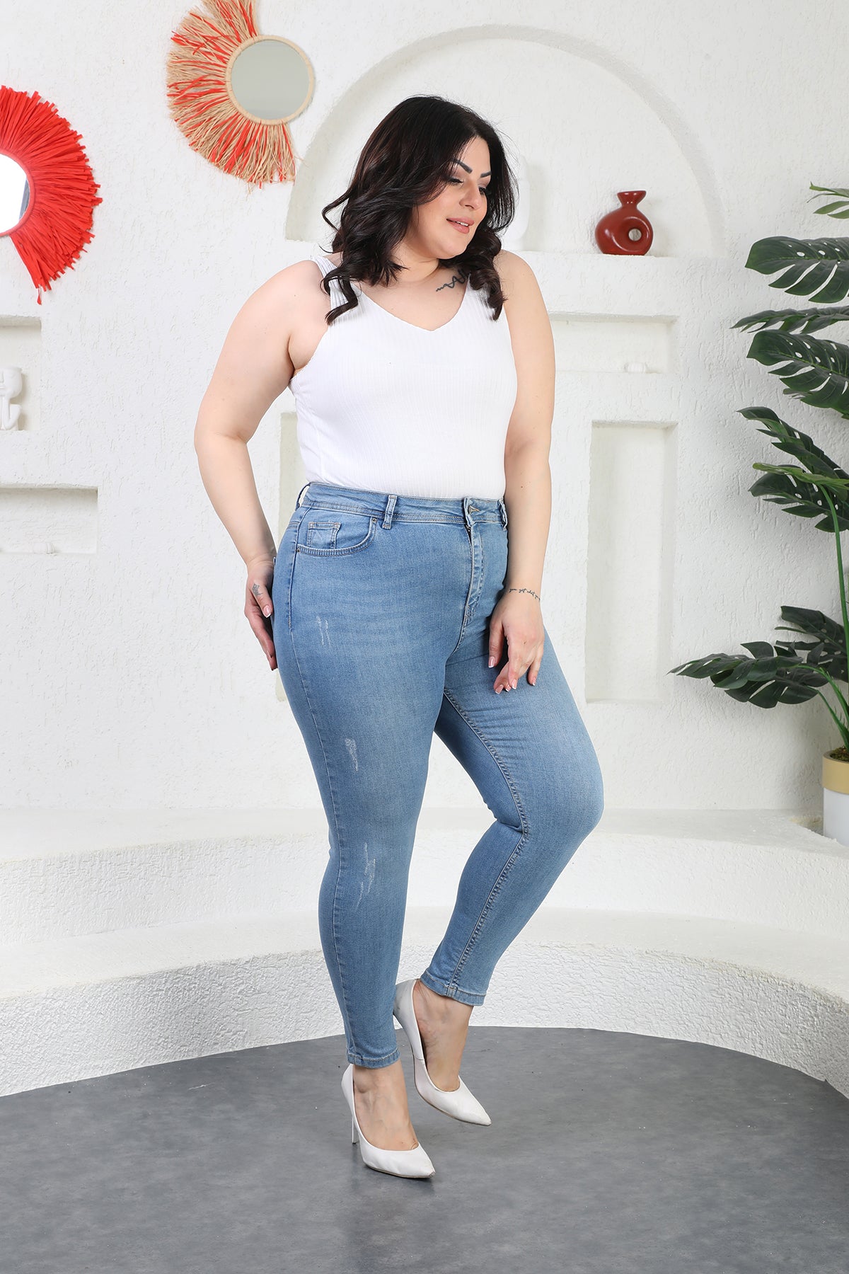 Yıpratmalı Kot Pantolon 519