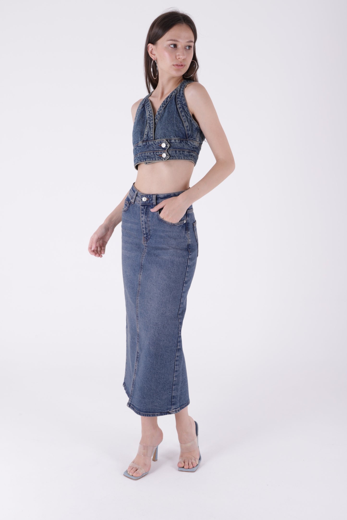 Uzun Boy Kot Etek 1038