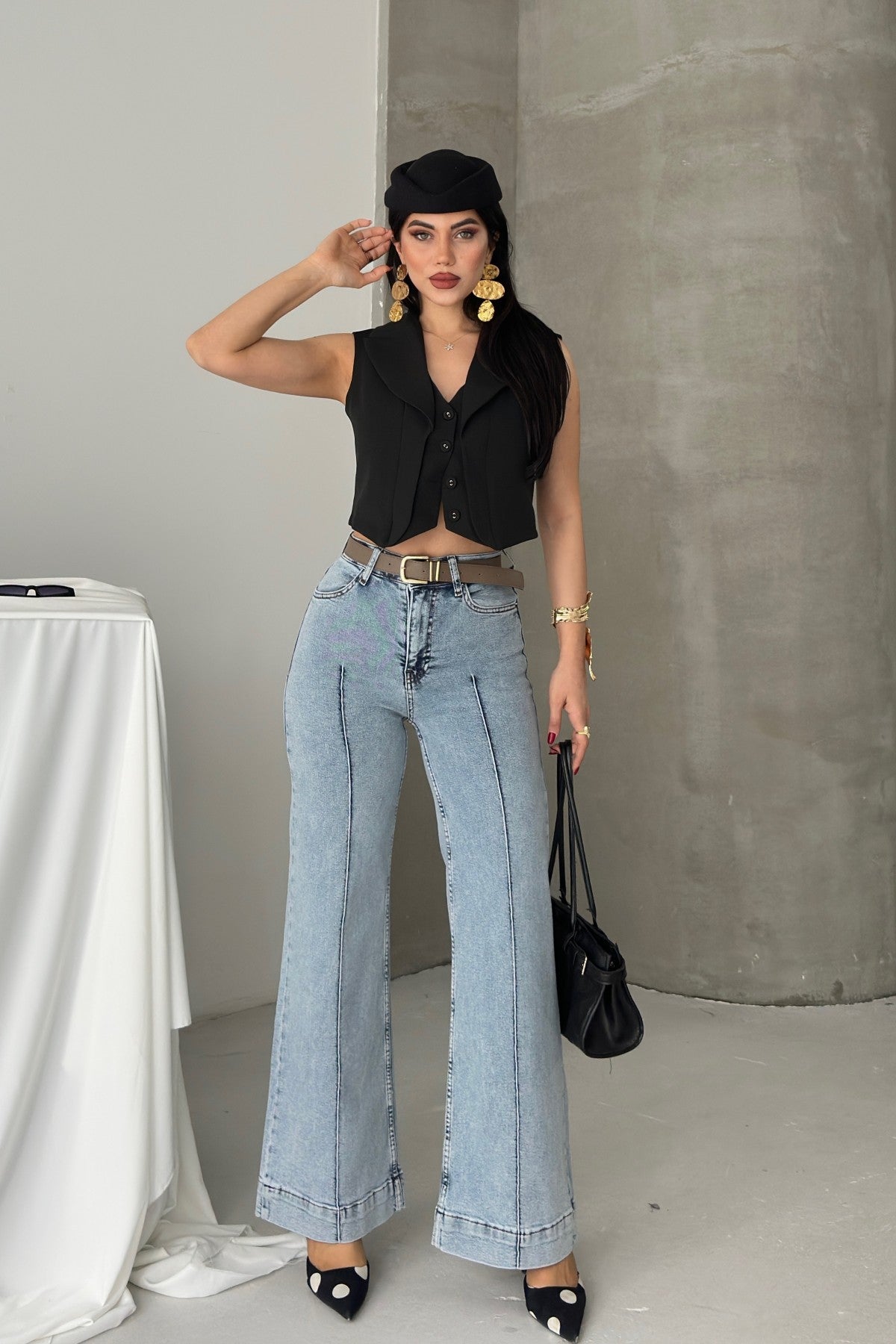 Çımalı Kot Pantolon 7163