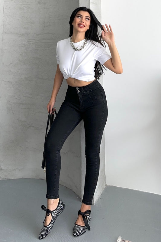 Pensli Skinny Kot Pantolon 7053