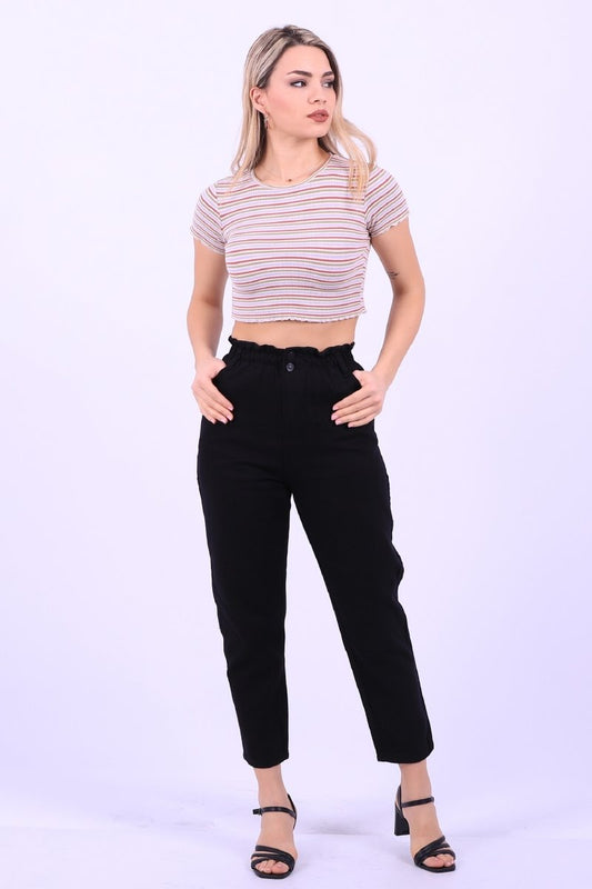 Beli Lastikli Kot Pantolon 759