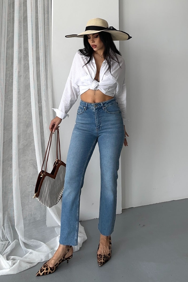 Mom Fit Kot Pantolon 7064