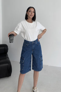 Düz Orta Mavi Rins / (36-42-6)