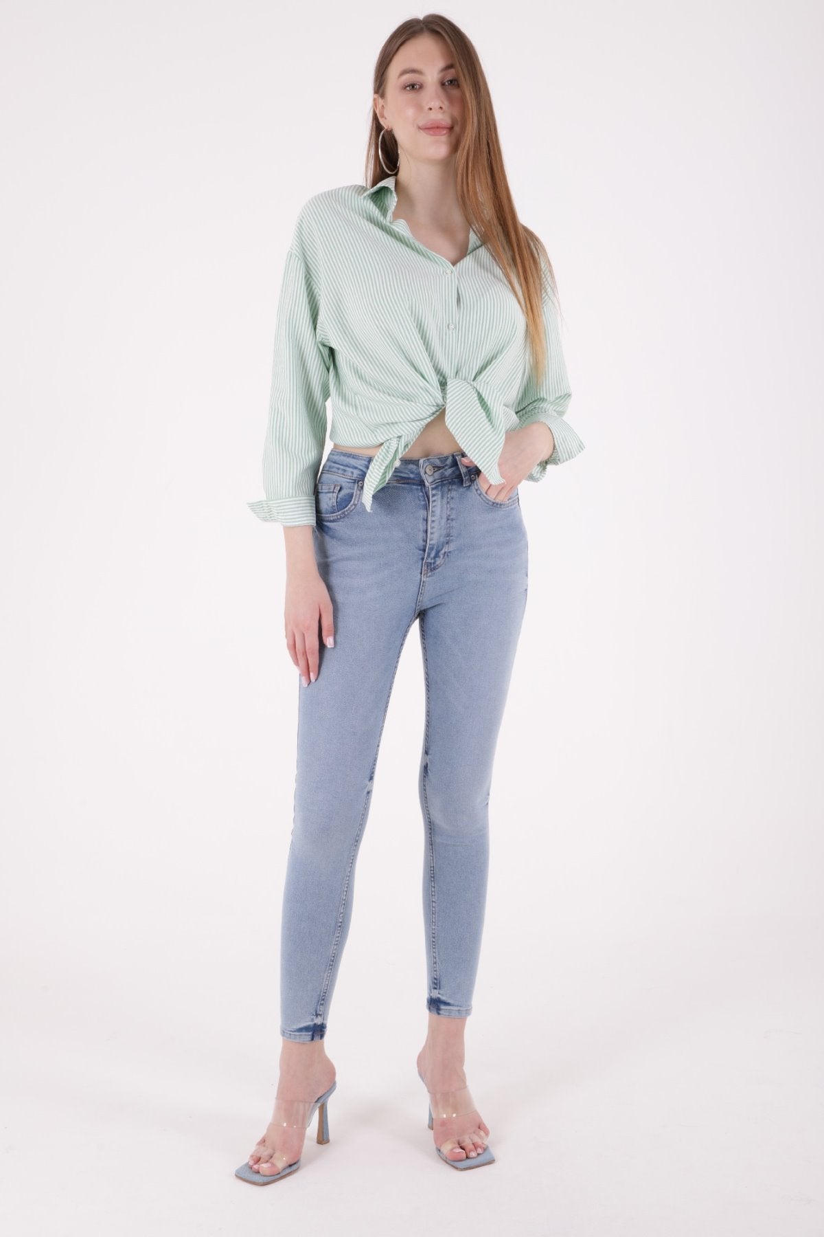 Kısa Boy Skinny Kot Pantolon 811