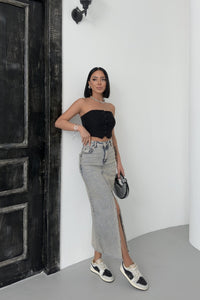 Orta Mavi Kar Yıkama Tintli