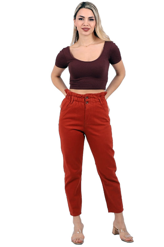 Beli Lastikli Kot Pantolon 759