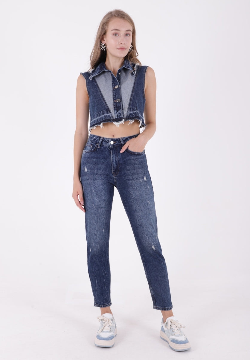 Tık Likra Kot Pantolon 7036