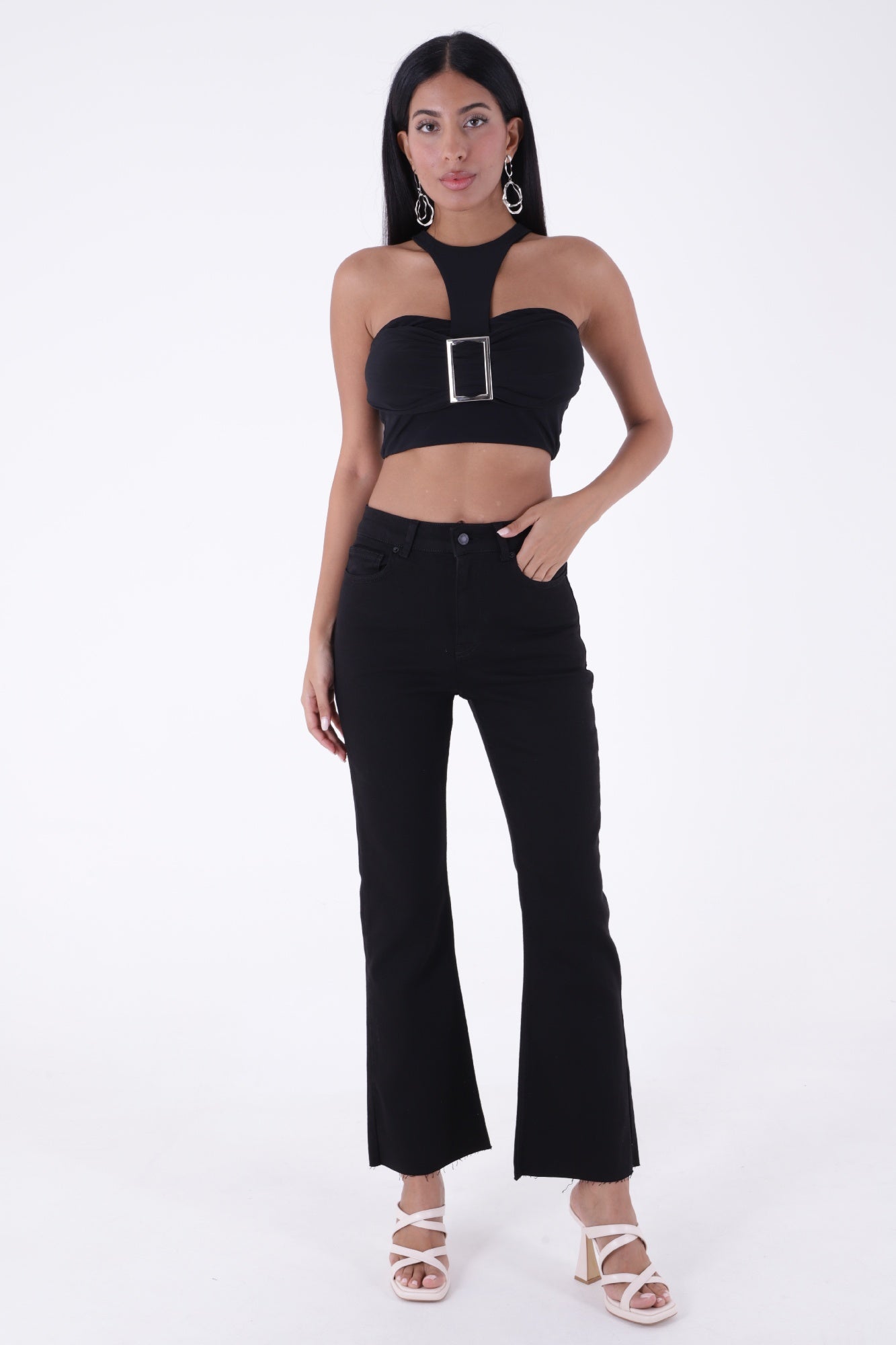 İspanyol Mom Fit Kot Pantolon 1706