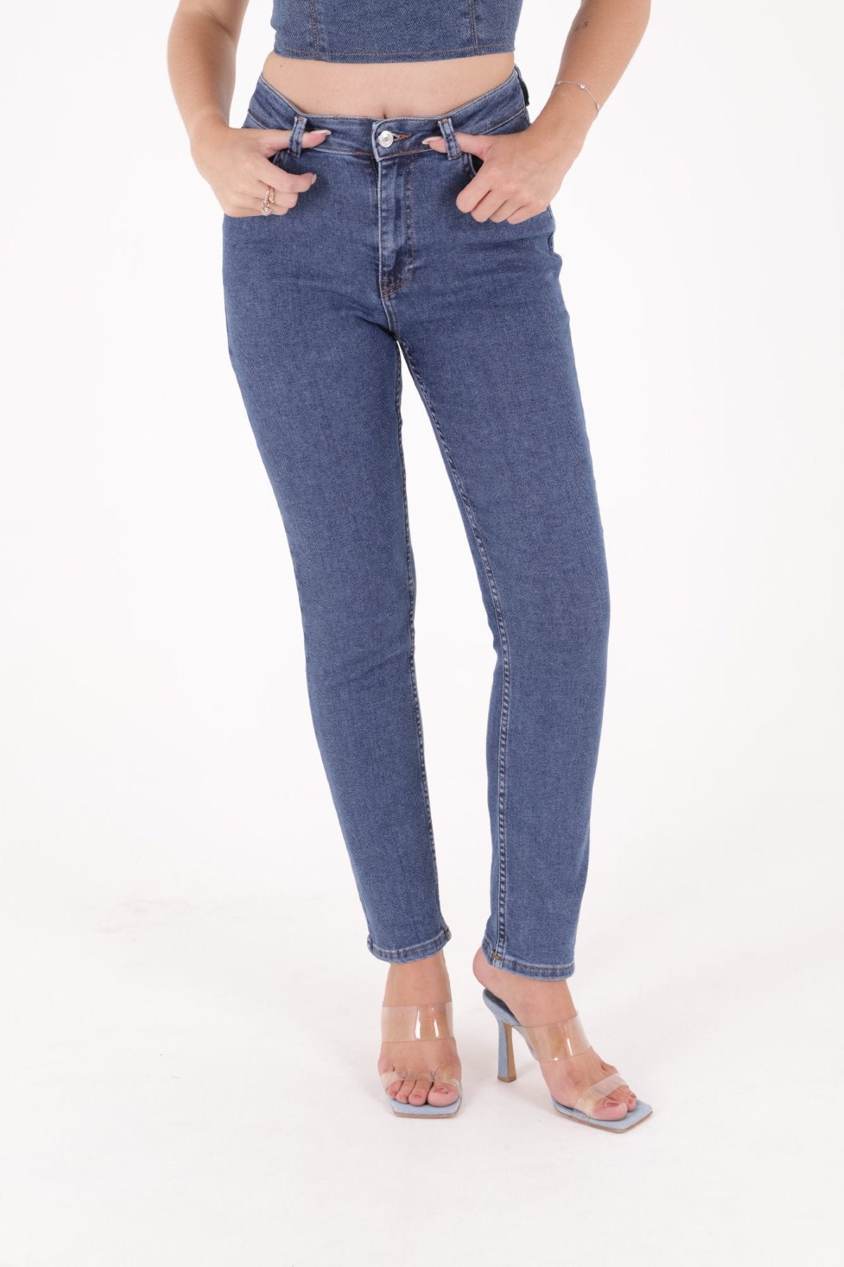 Boru Paça Klasik Kot Pantolon 855