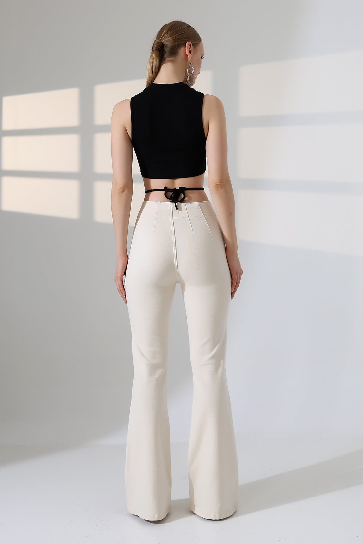 Pensli İspanyol Kot Pantolon 7021