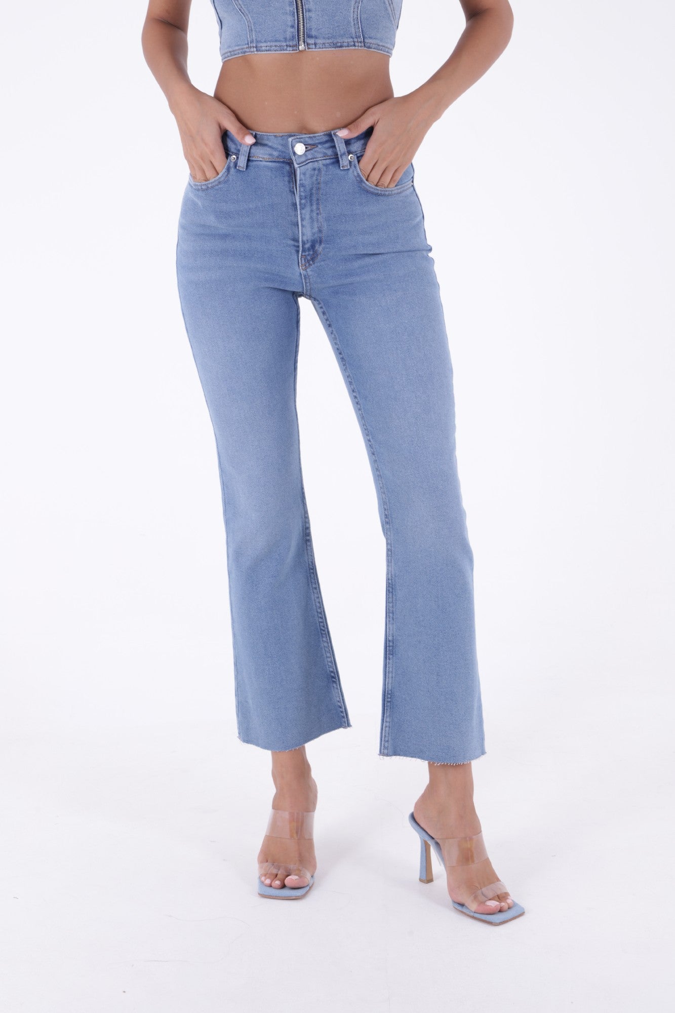 İspanyol Mom Fit Kot Pantolon 1706