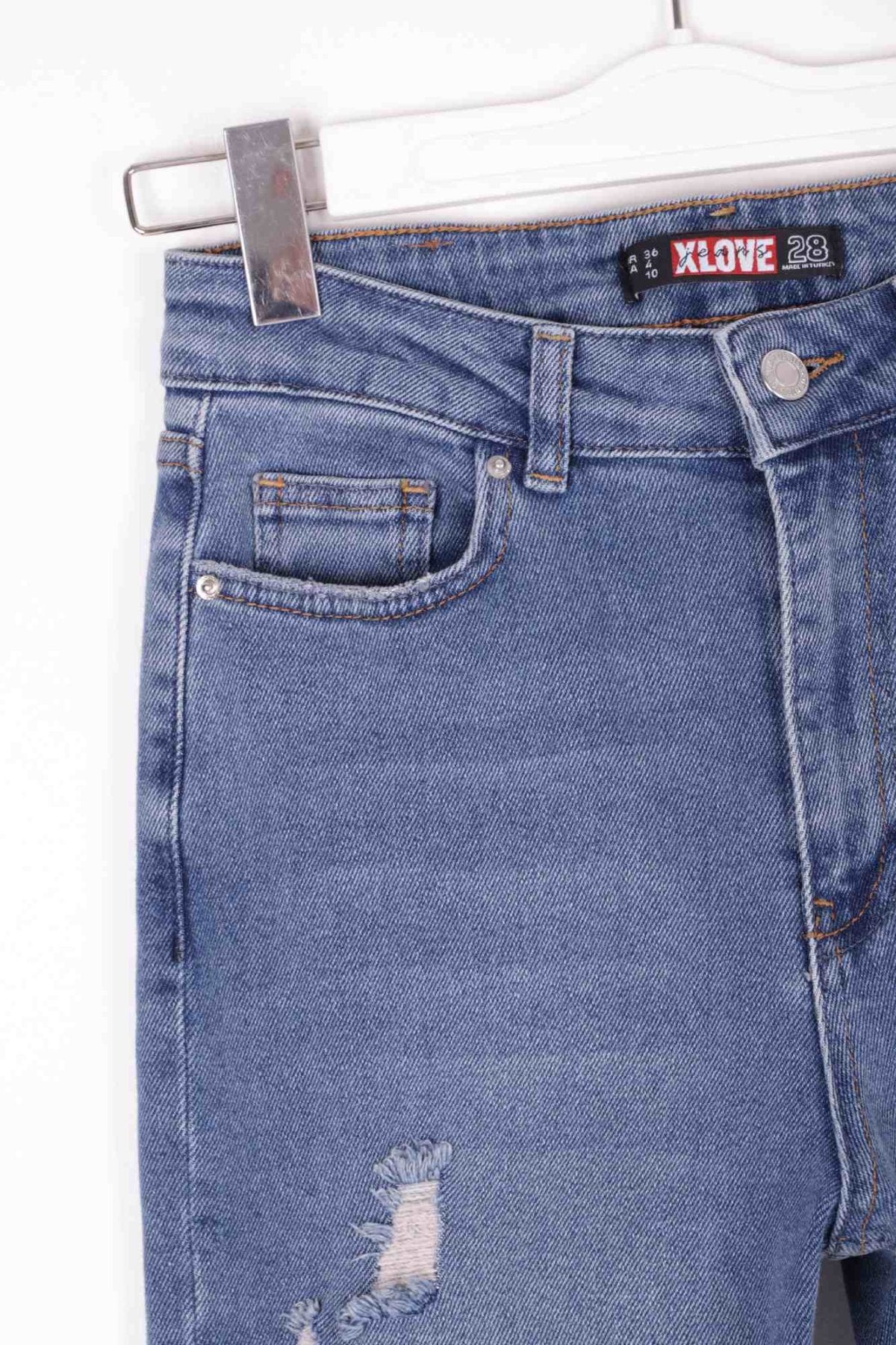 Paçası Mom Fit Kot Pantolon 884