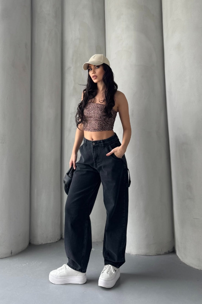 Pensli Baggy Kot Pantolon 7059