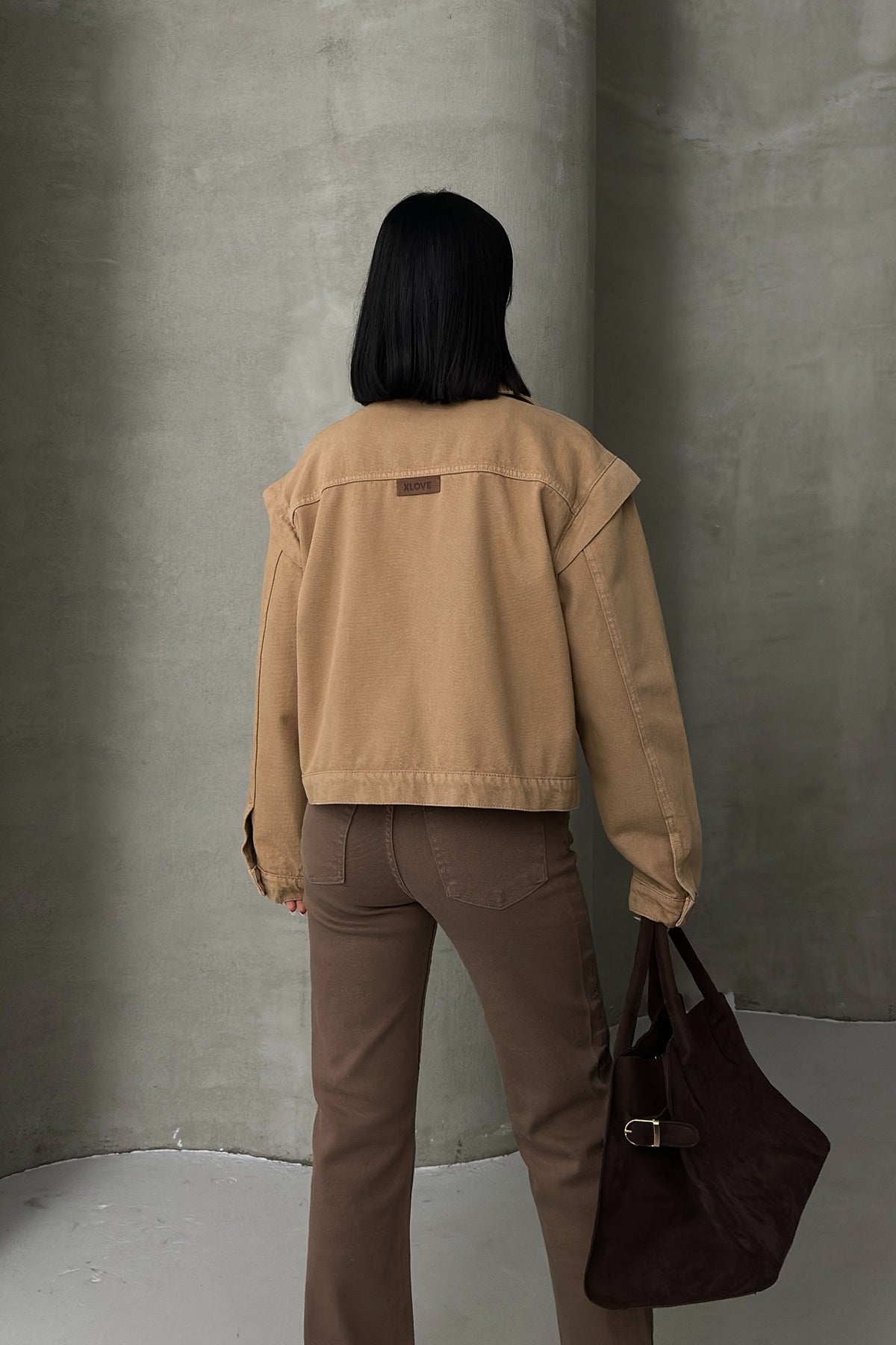 Fermuar Detaylı Kot Ceket 6141