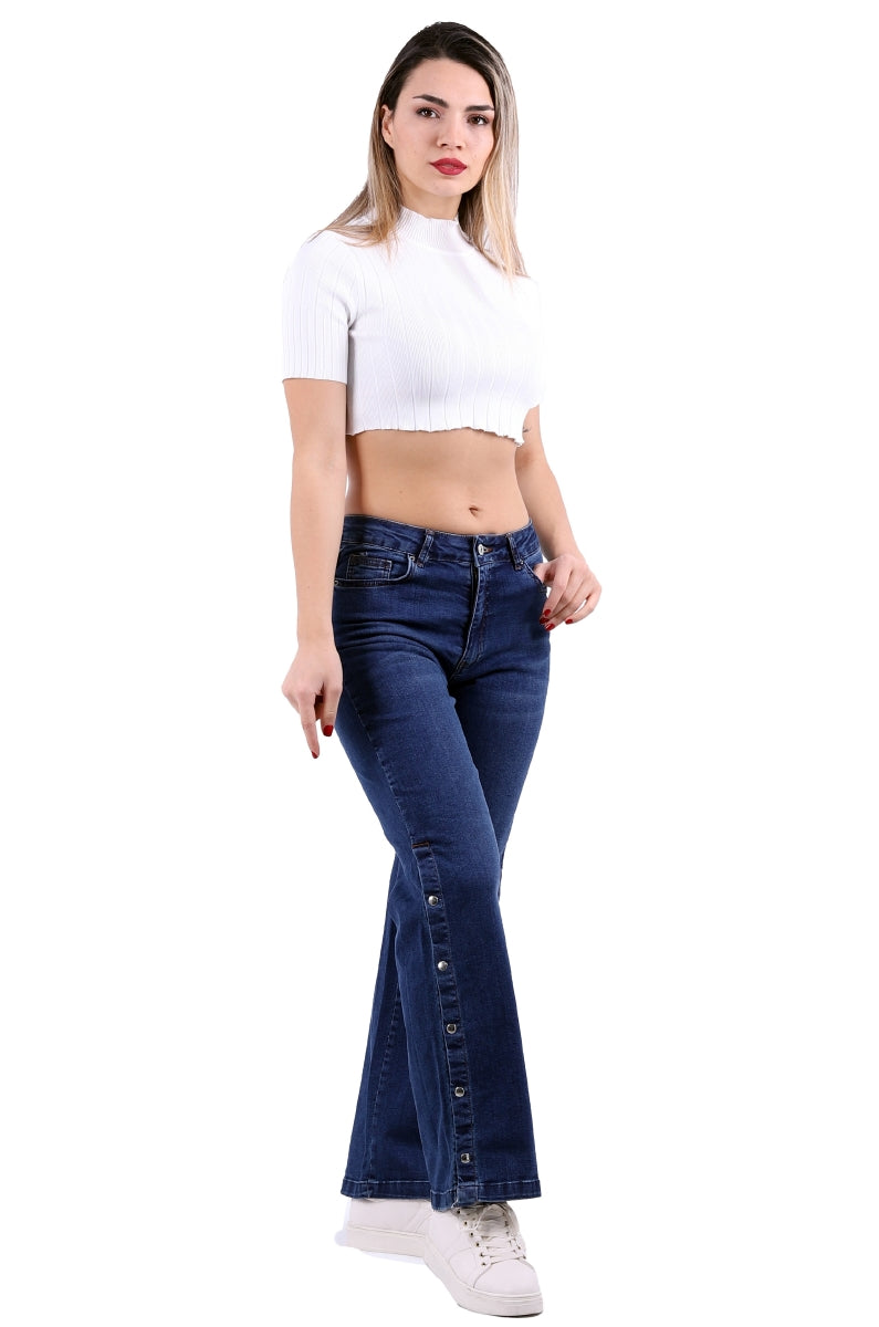 Yanı Çıtçıt Detaylı Pantolon 992