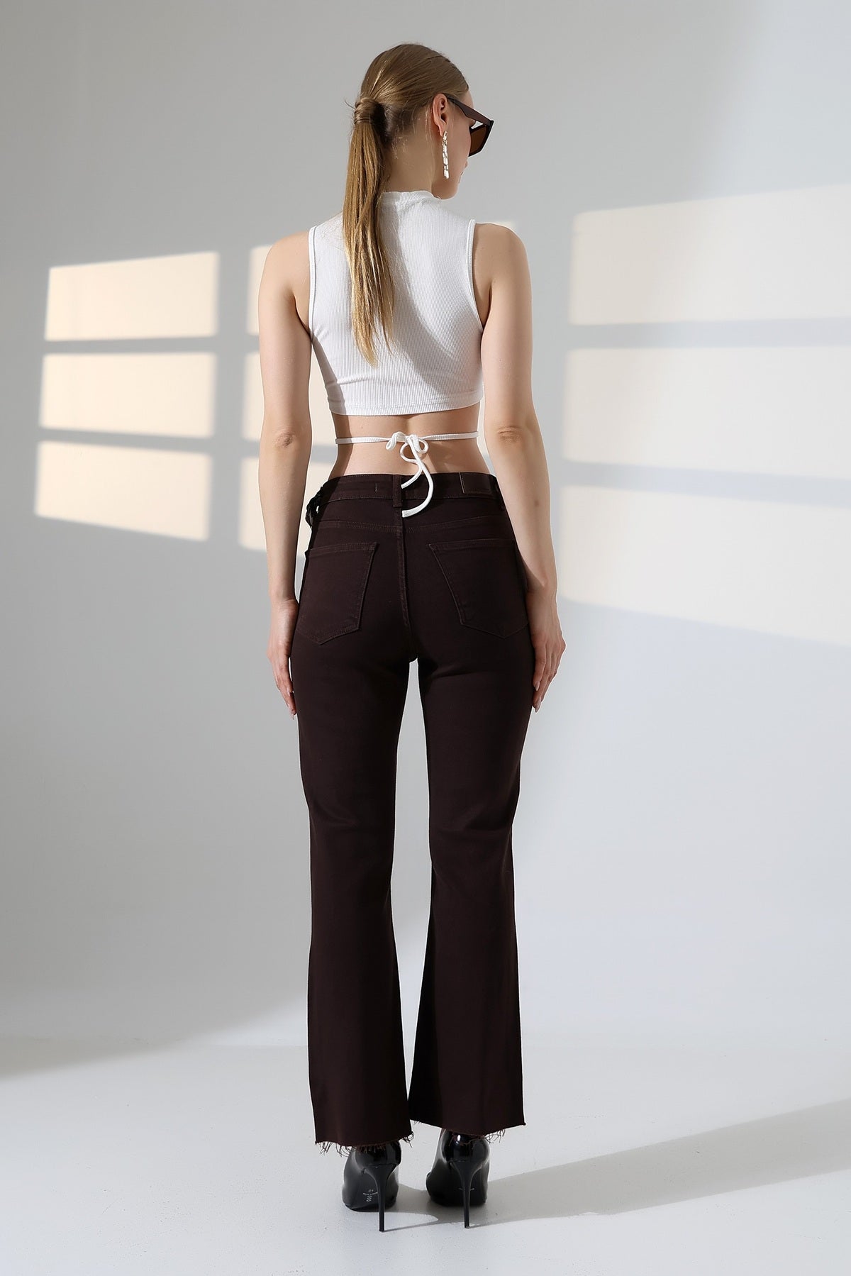 İspanyol Mom Fit Kot Pantolon 1706