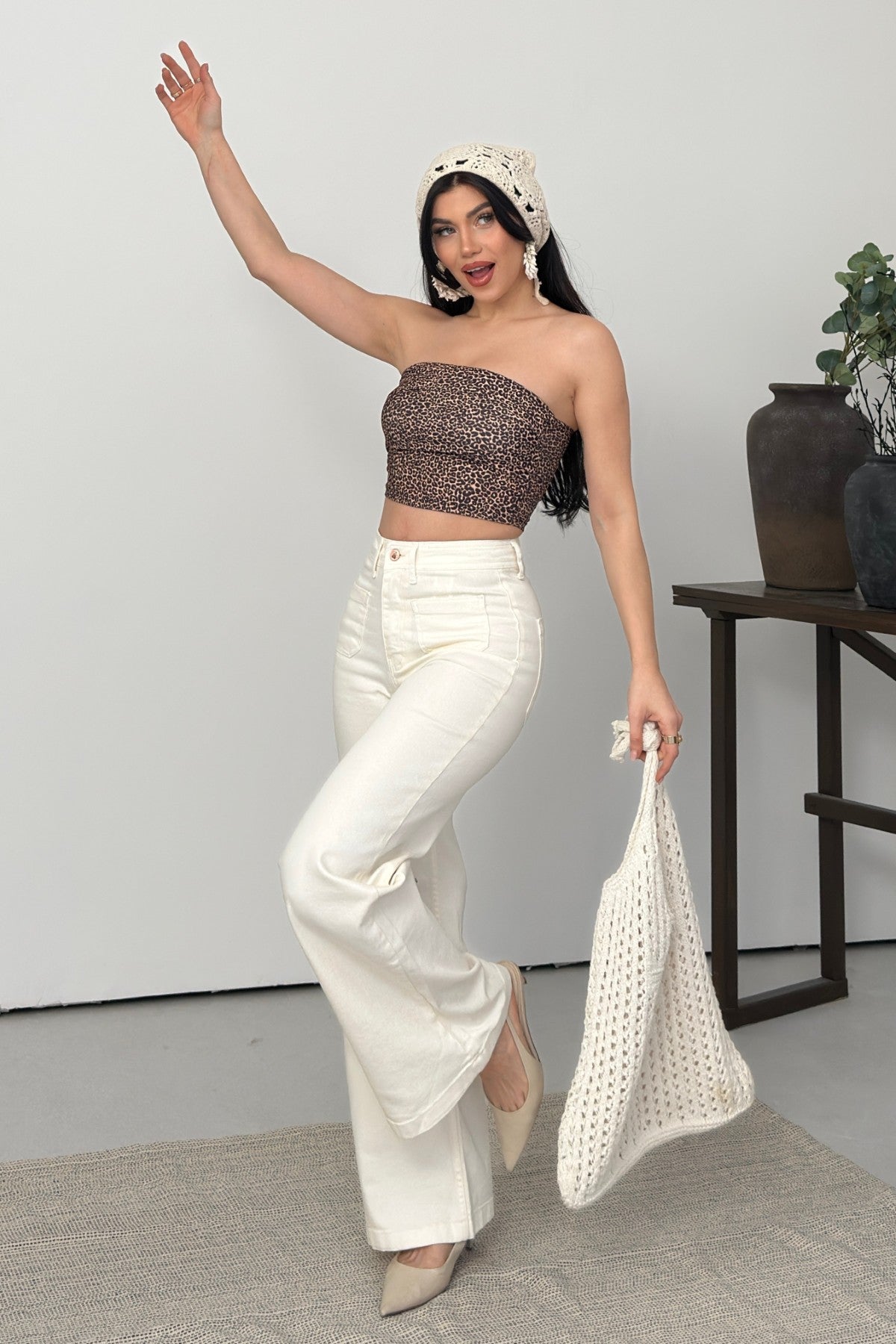 Ön Cep Detaylı Kot Pantolon 7079