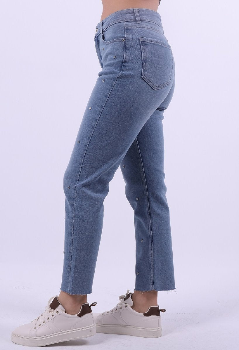 Droplu Mom Fit Pantolon 1724