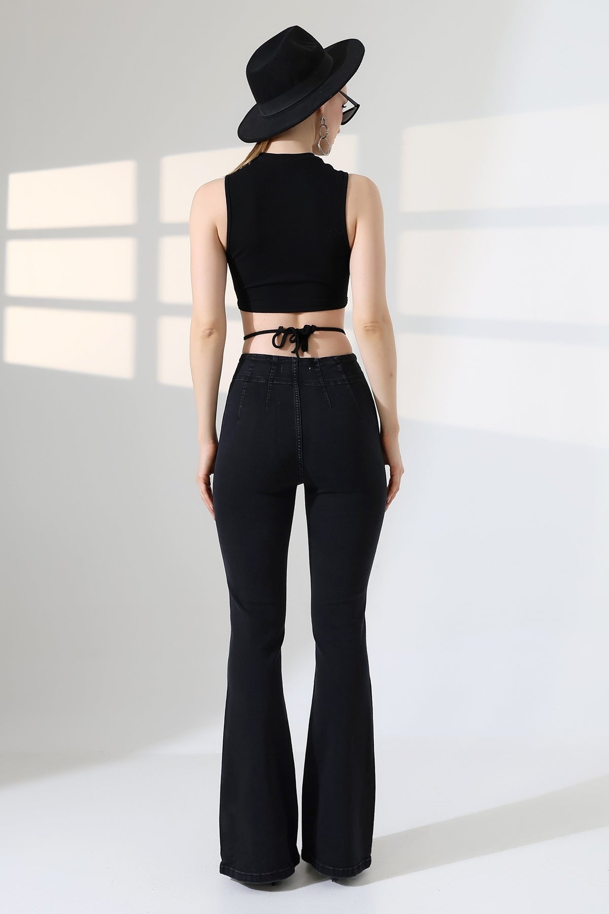 Pensli İspanyol Kot Pantolon 7021