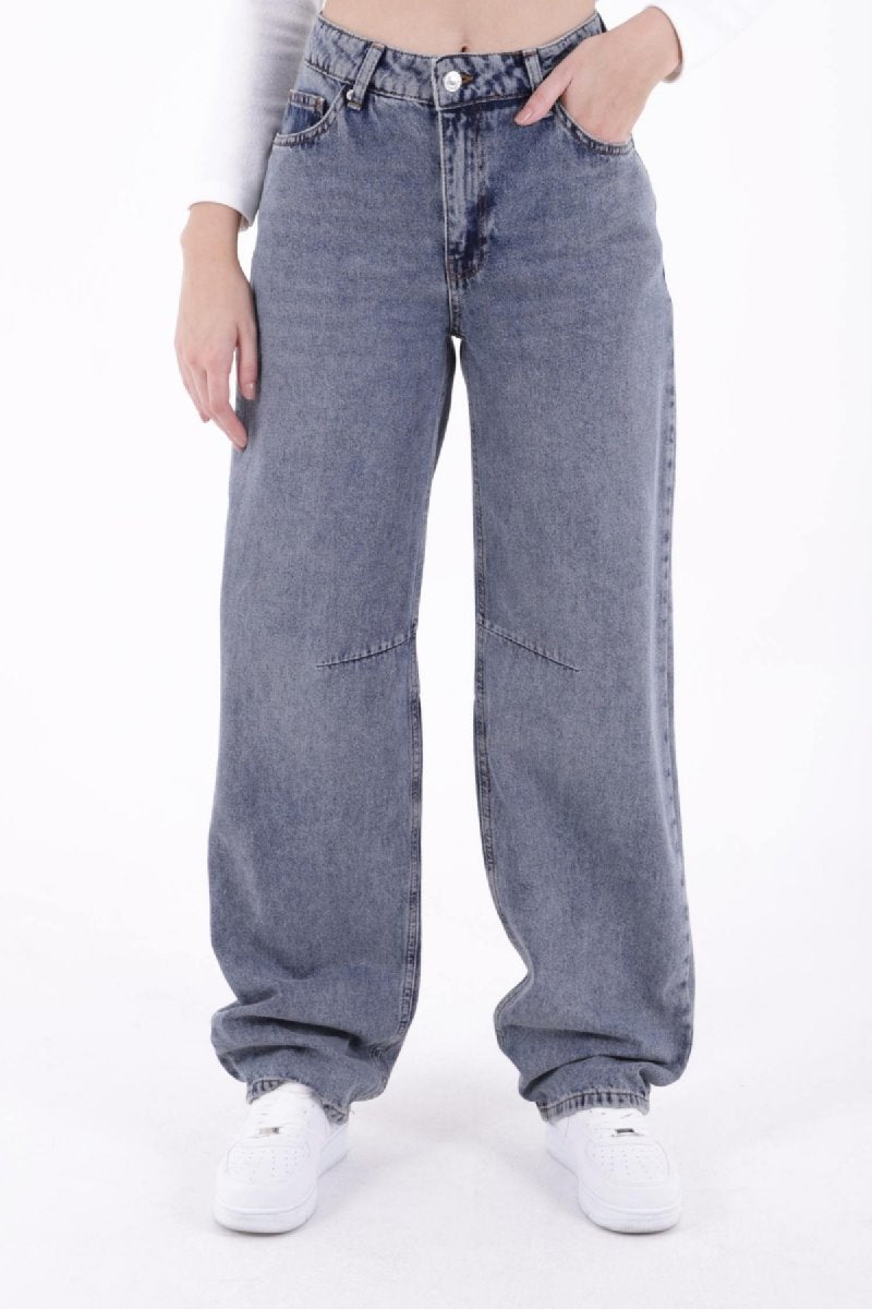 Dizi Pensli Baggy Kot Pantolon 7050
