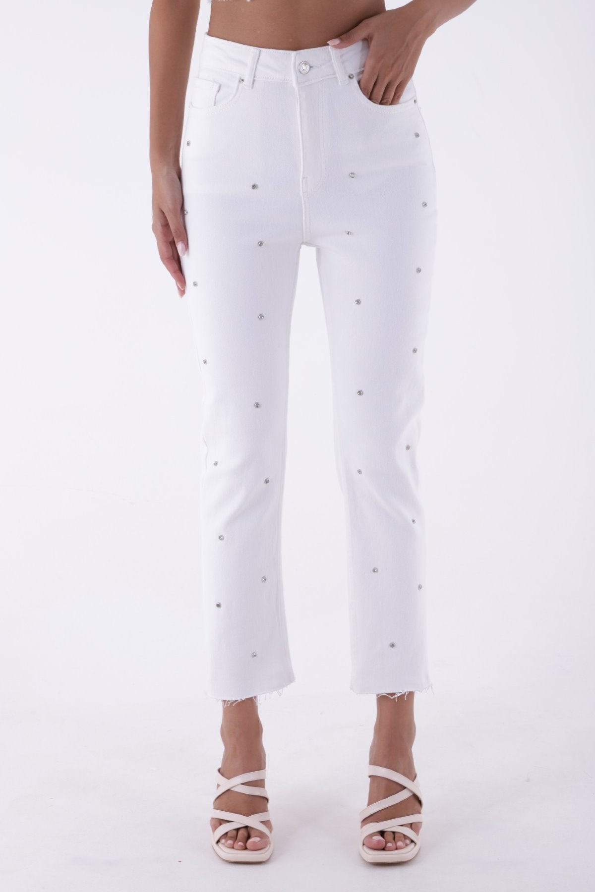 Droplu Mom Fit Pantolon 1724