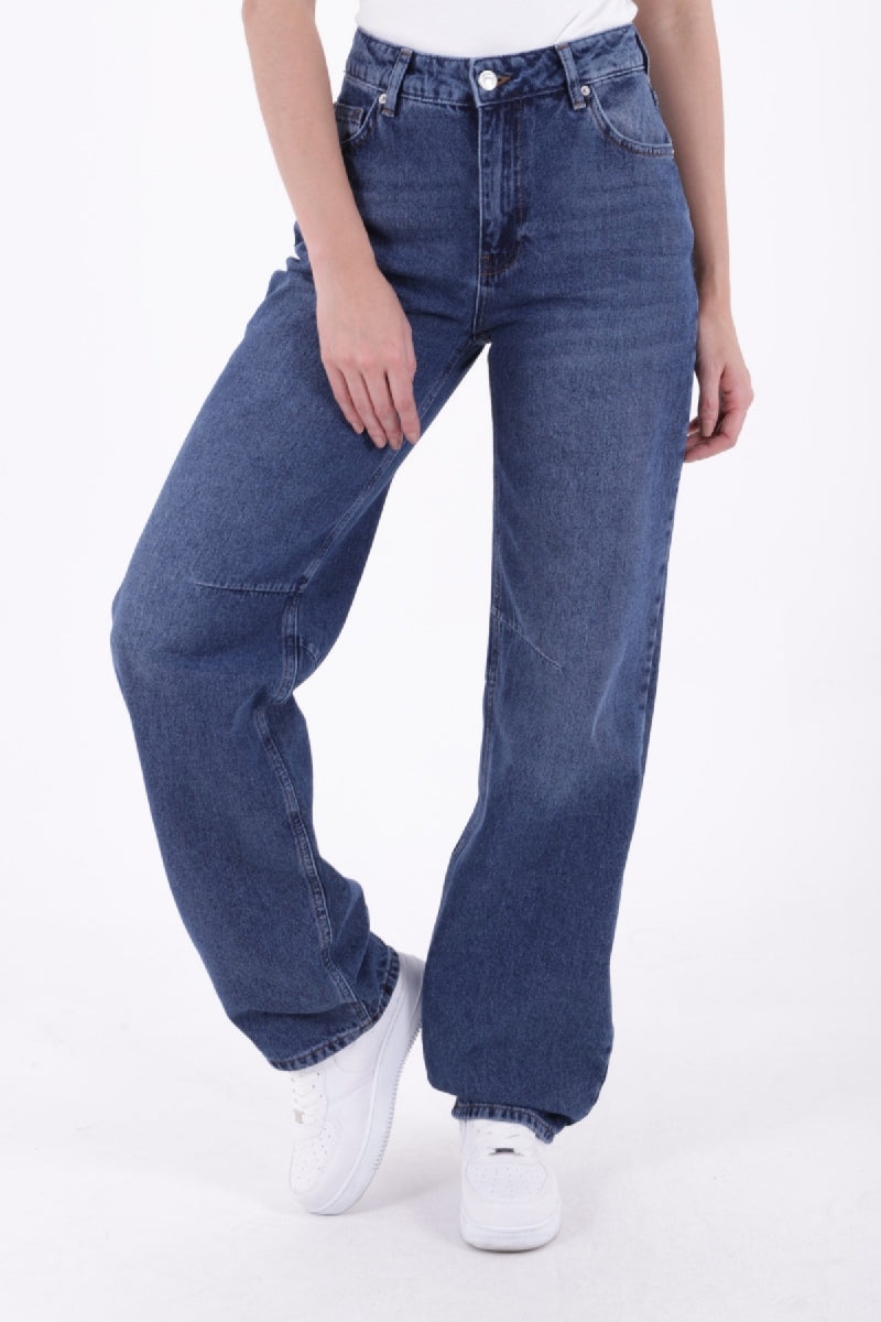 Dizi Pensli Baggy Kot Pantolon 7050