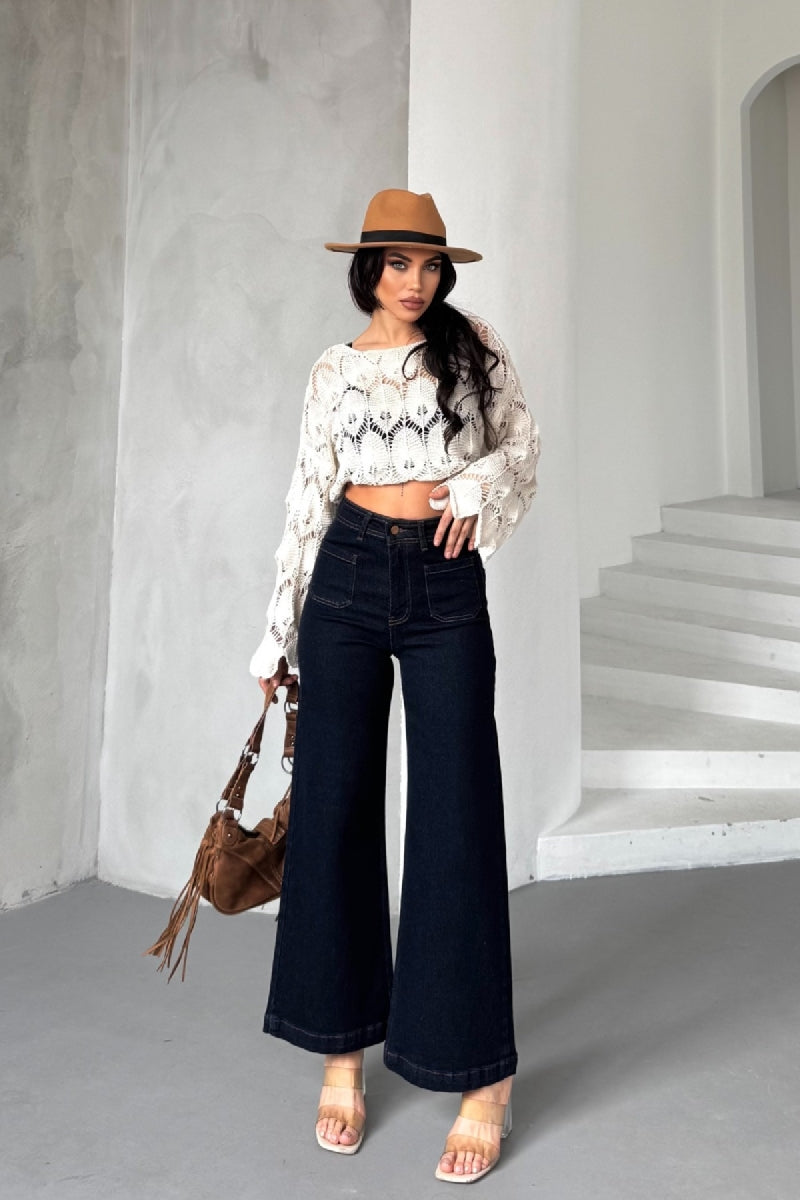 Ön Cep Detaylı Kot Pantolon 7079