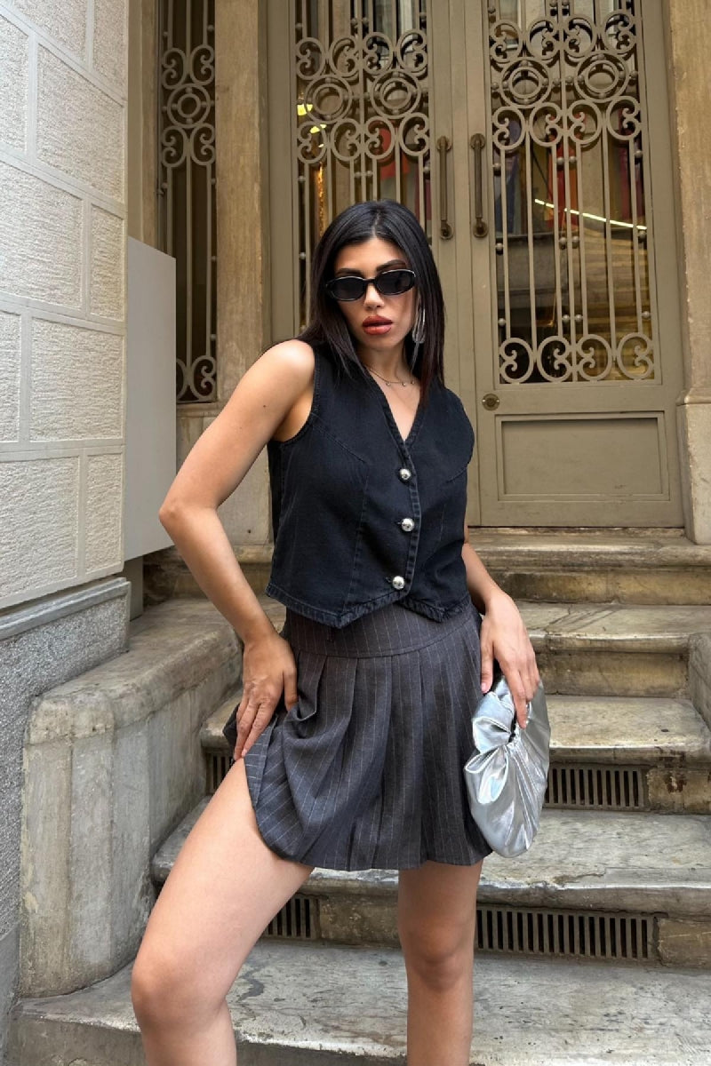 Düğmeli Yelek 6070