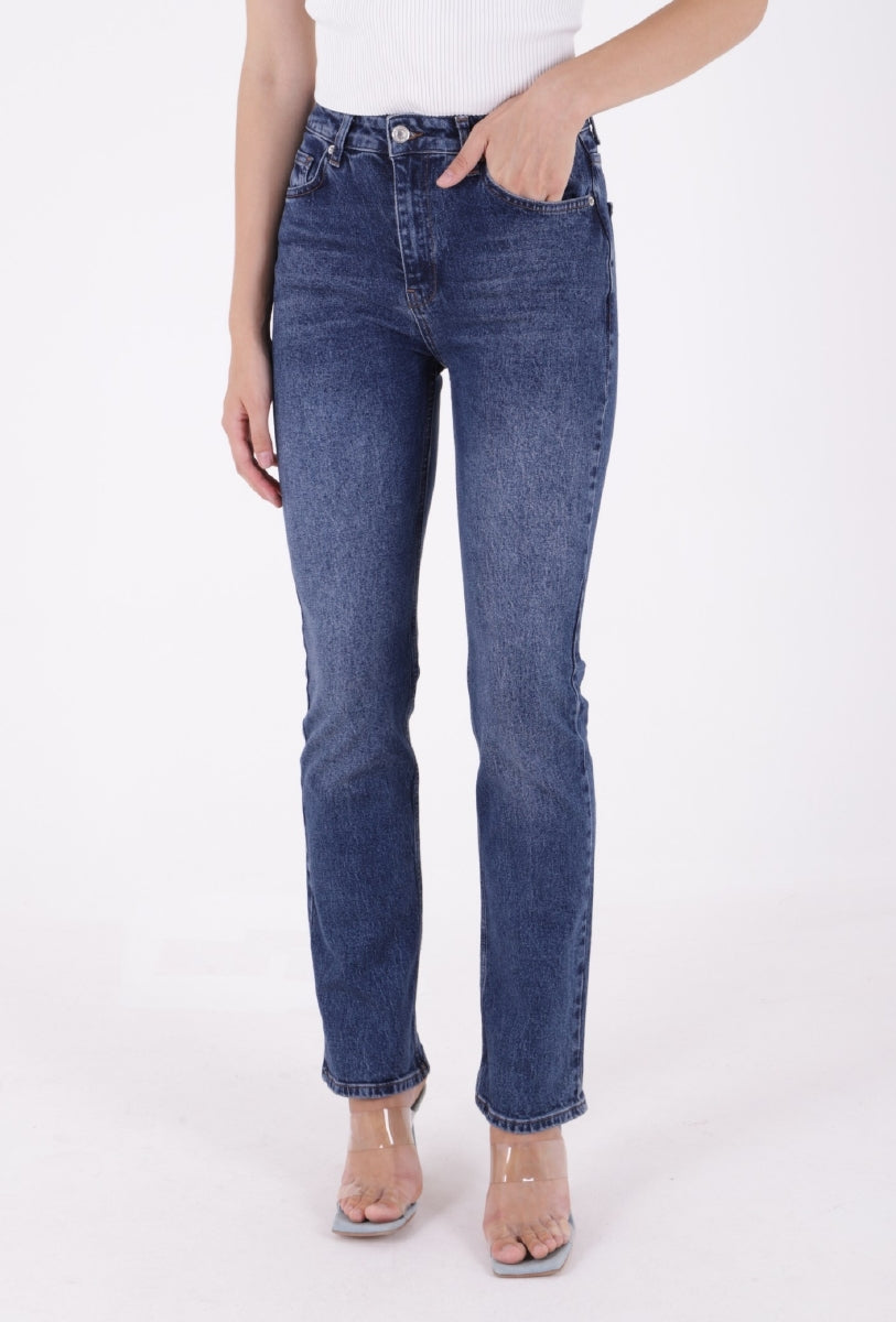 Yüksel Bel Straight Kot Pantolon 7033