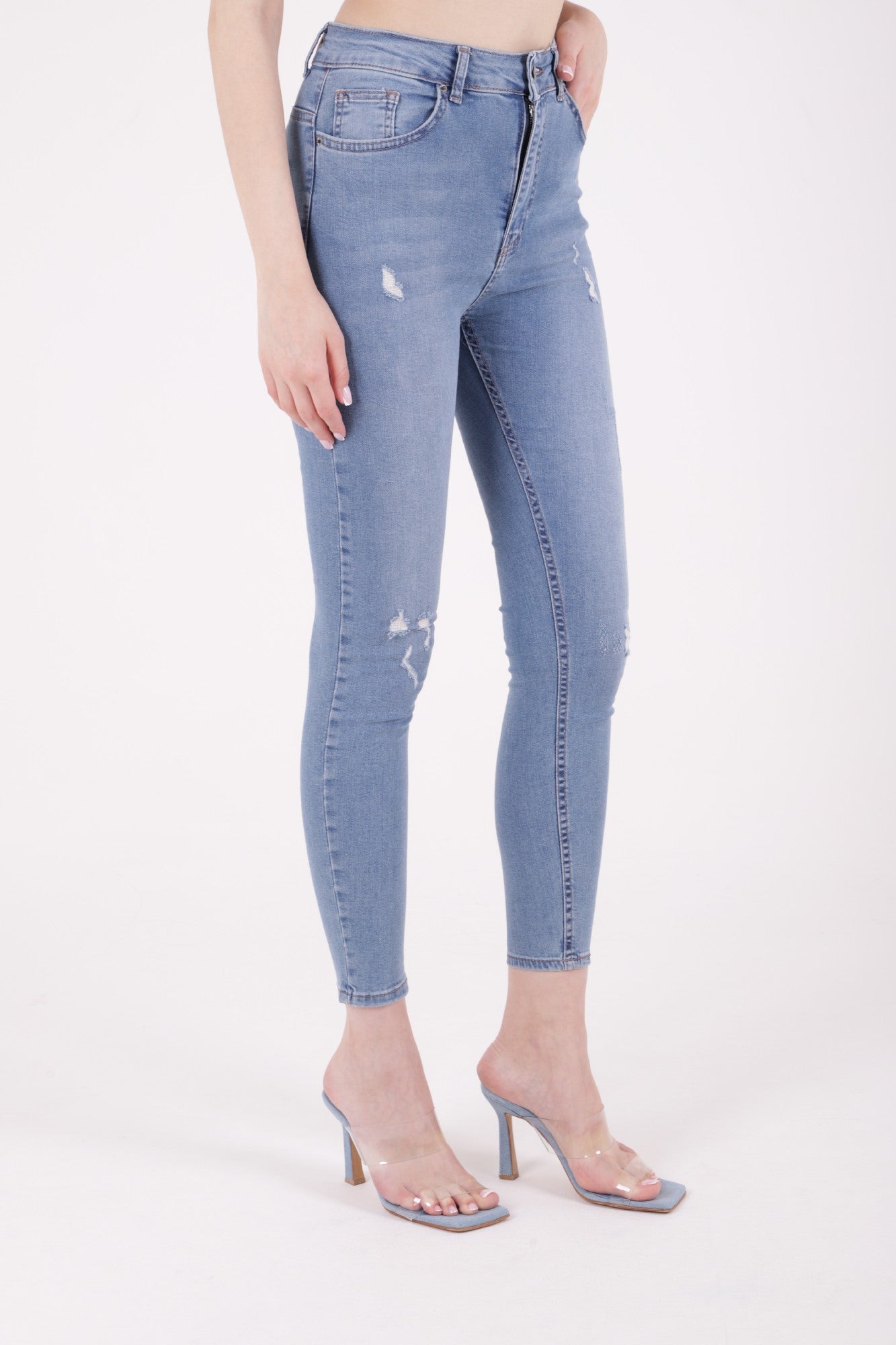 Az Yırtıklı Skinny Kot Pantolon 826