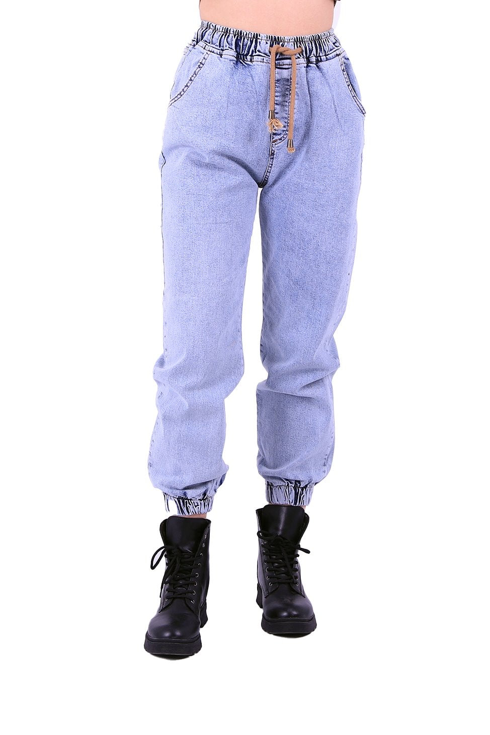Beli Lastikli Mom Pantolon 808