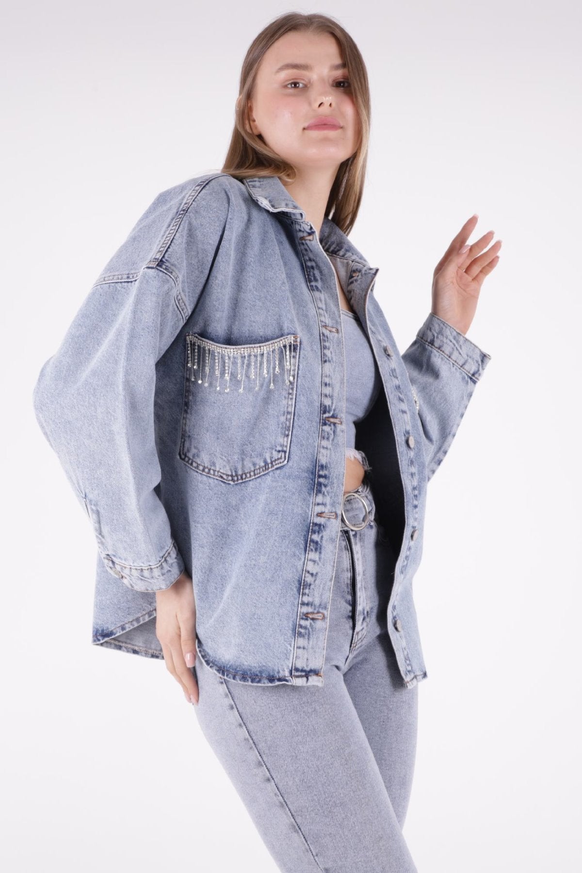 Oversize Kot Gömlek 664