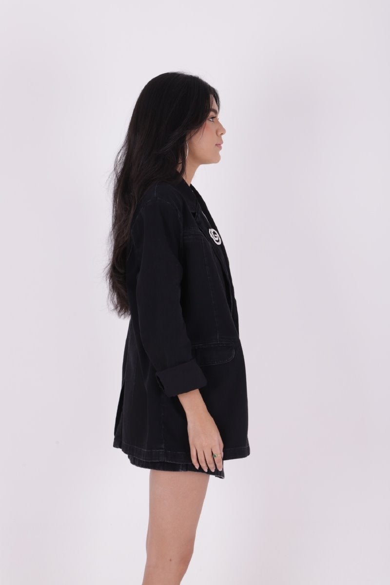 Düğmeli Klasik Blazer Ceket 6066